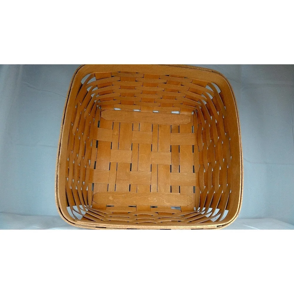 Longaberger Medium Tabletop Serving‎ Basket Maplewood Handwoven 2015 Collectible